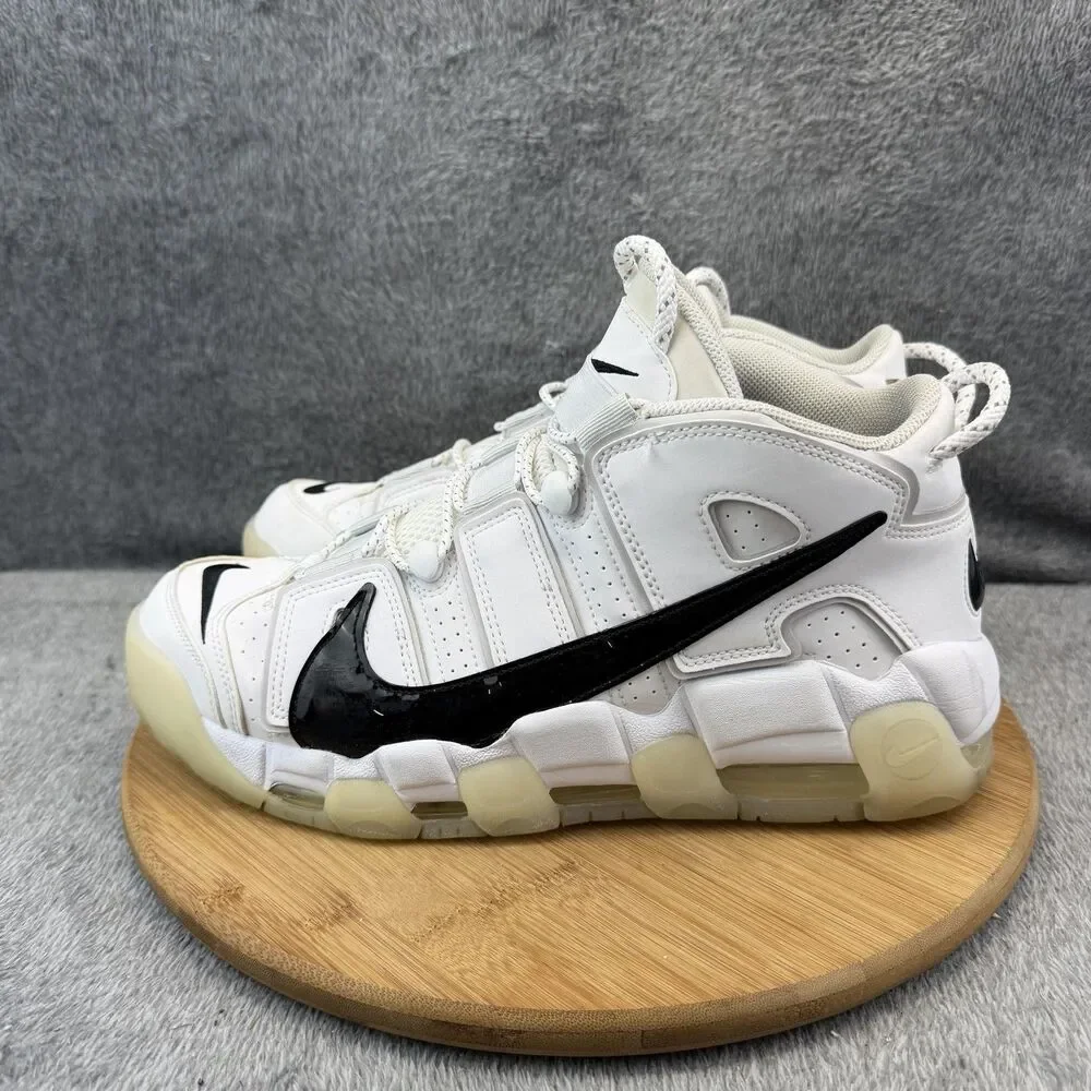 Nike Air More Uptempo 96 Shoes Mens Size 11 White Black Basketball DQ5014-100